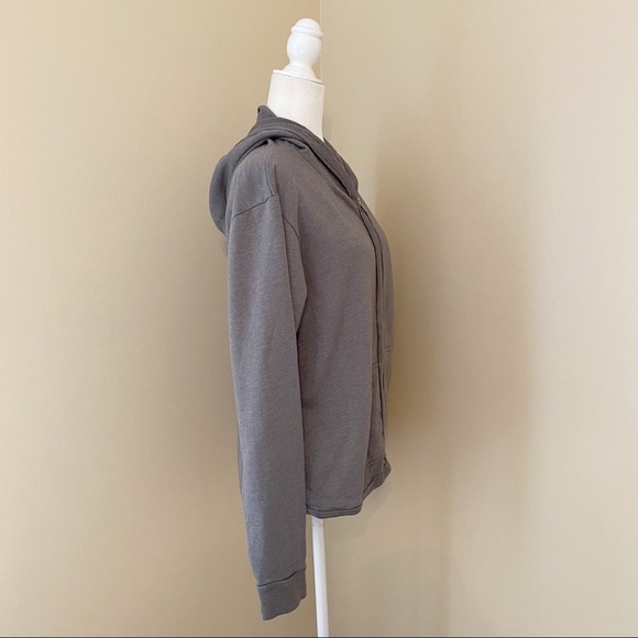 Fresh Produce Zip Front Gray Hoodie - M - Picture 2 of 8